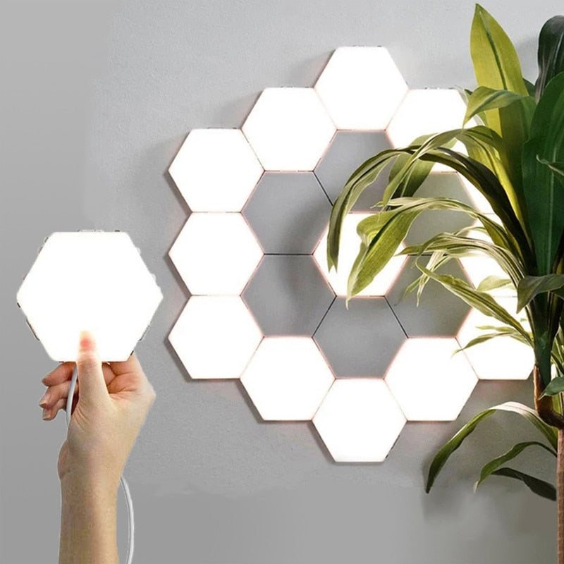 Quantum Lamp Hexagonal Lamps Modular Touch Sensitive Lighting LED Decoration Wall Lamp